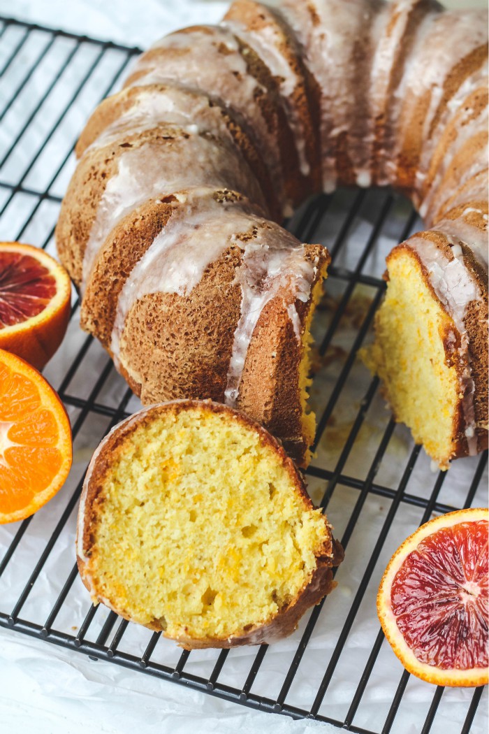 Orange Bundt Cake with Orange Glaze - Savoring Italy