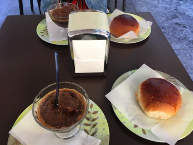 Granita con Brioche palermo sicily sweets street food