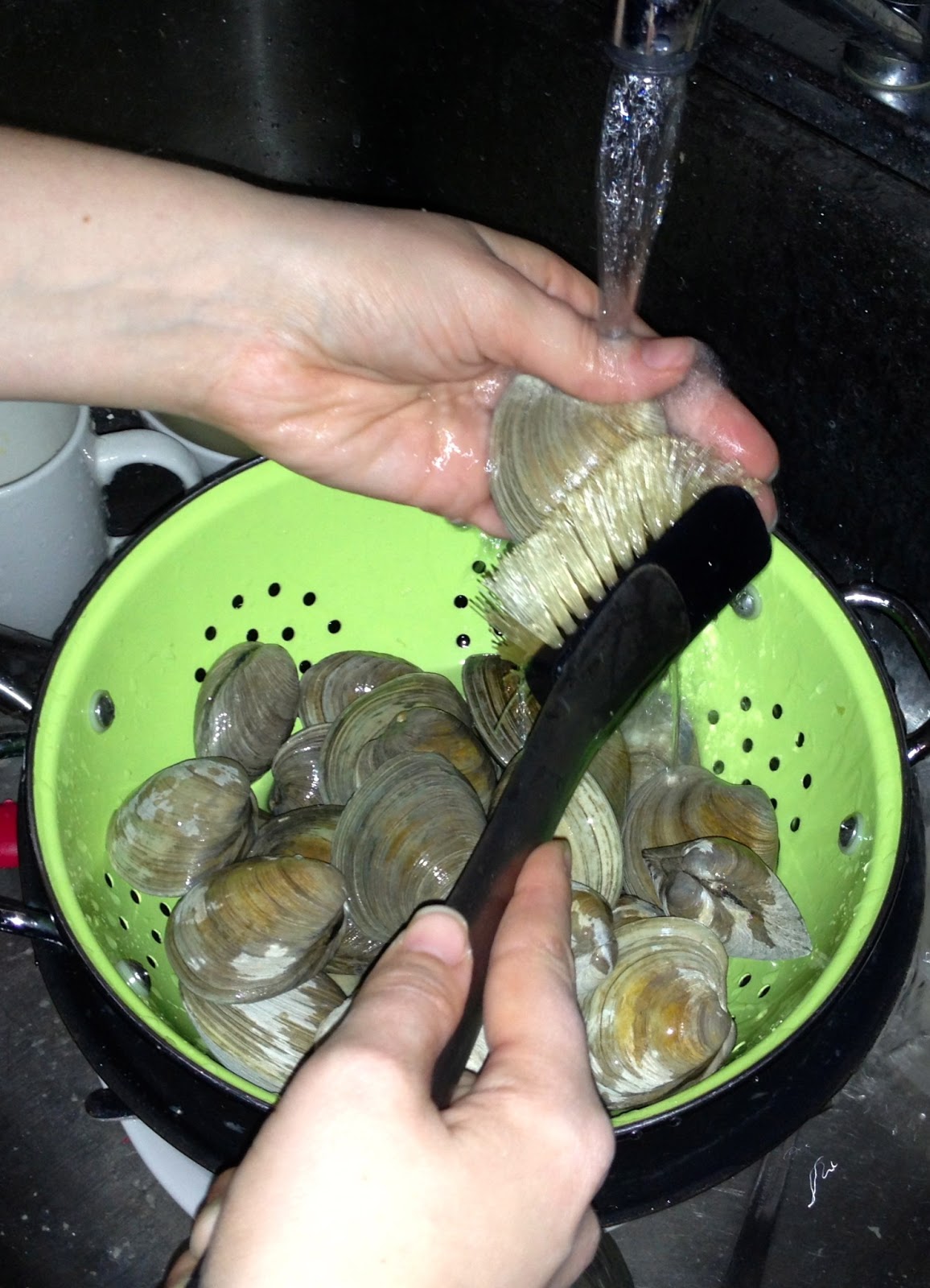 The Walking Cookbook Clams in Spicy CoconutLime Sauce