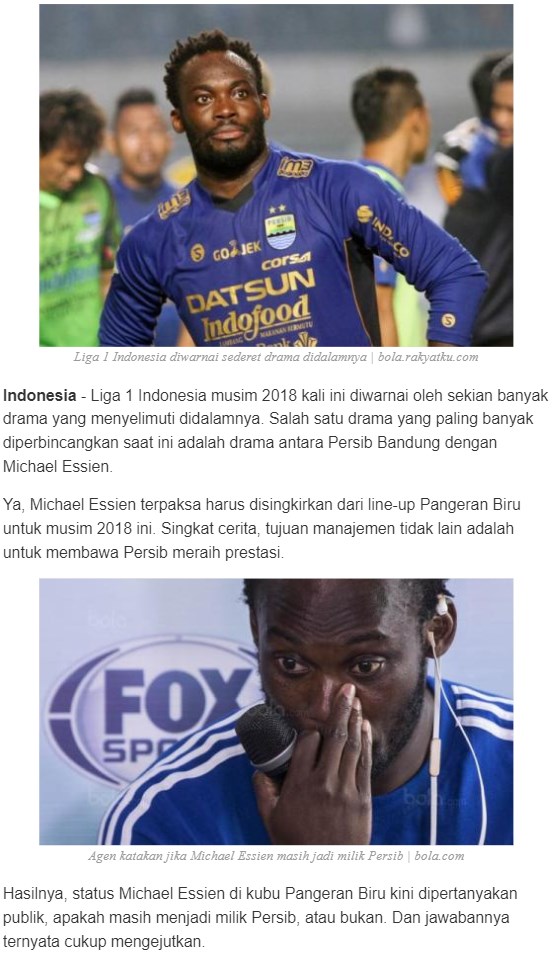 Mengejutkan Ini Status Terbaru Michael Essien Di Transfermarkt Berita Seputar Sepak Bola