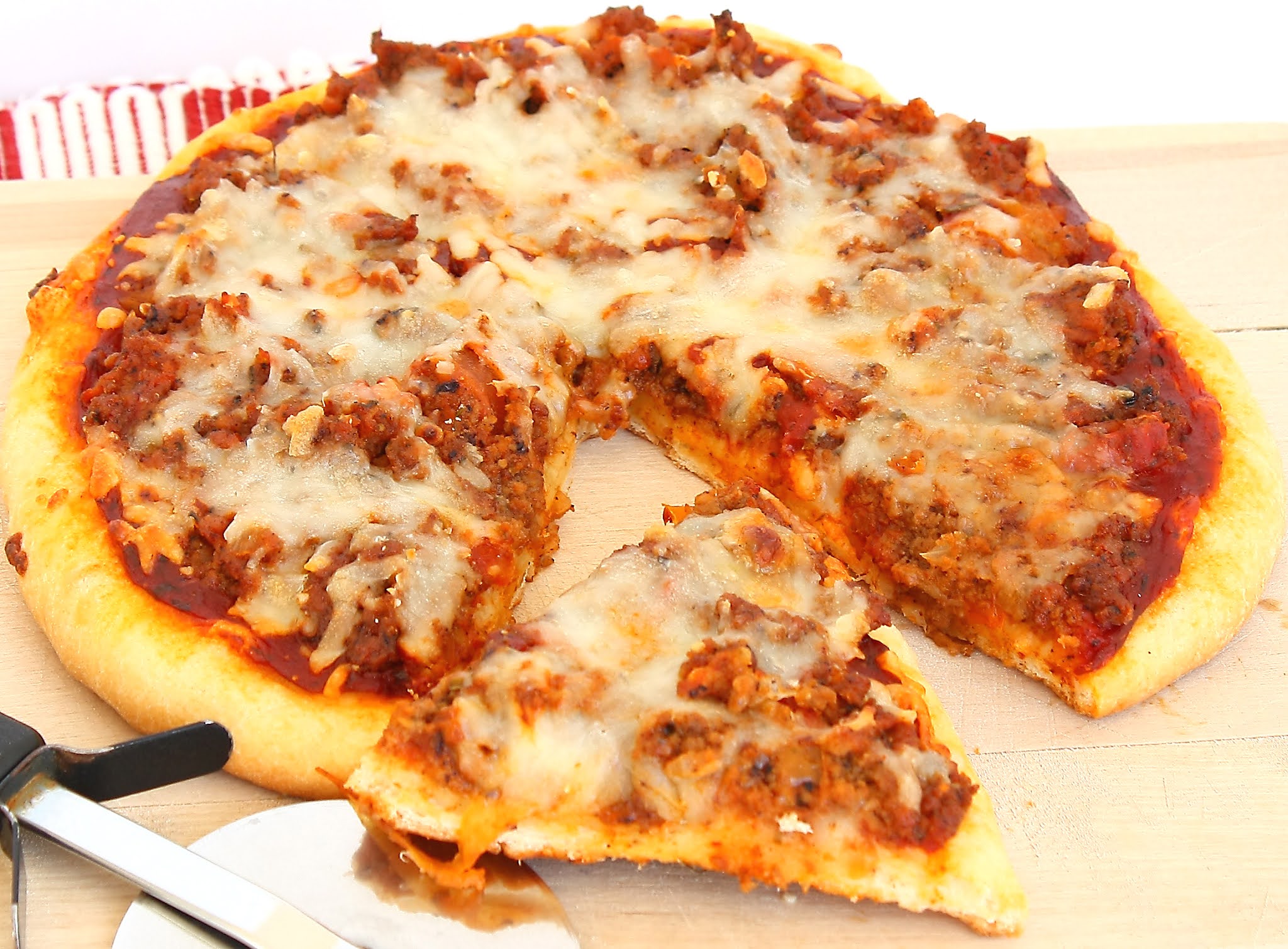 Swapna's Cuisine Homemade Pizza with Beef