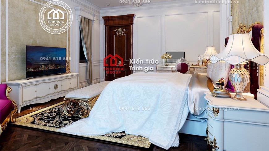 Nội thất lâu đài - Đẳng cấp với kiến trúc kiểu Pháp cổ điển - Mã số NT4021 - Ảnh 2
