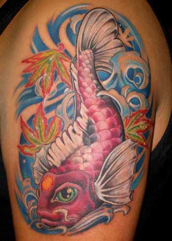 Amazing Animal Koi Fish Tattoos On Arm Ideas