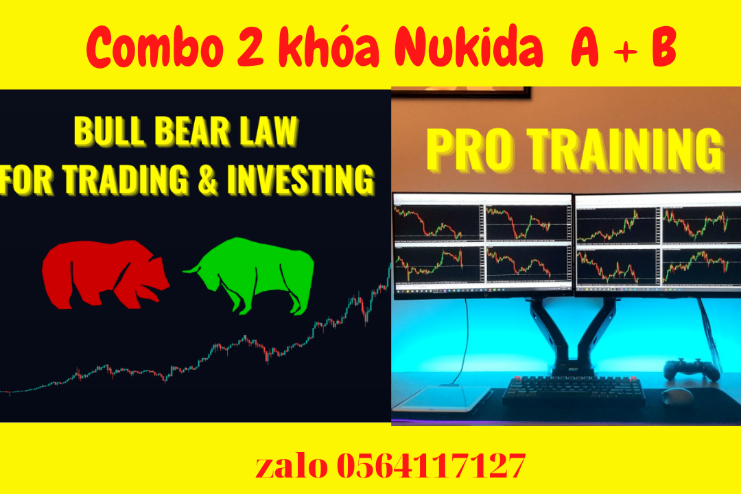 Chia sẻ trọn bộ 2 khóa học A Bull Bear Law và  khóa học B Pro Training trên Nukida