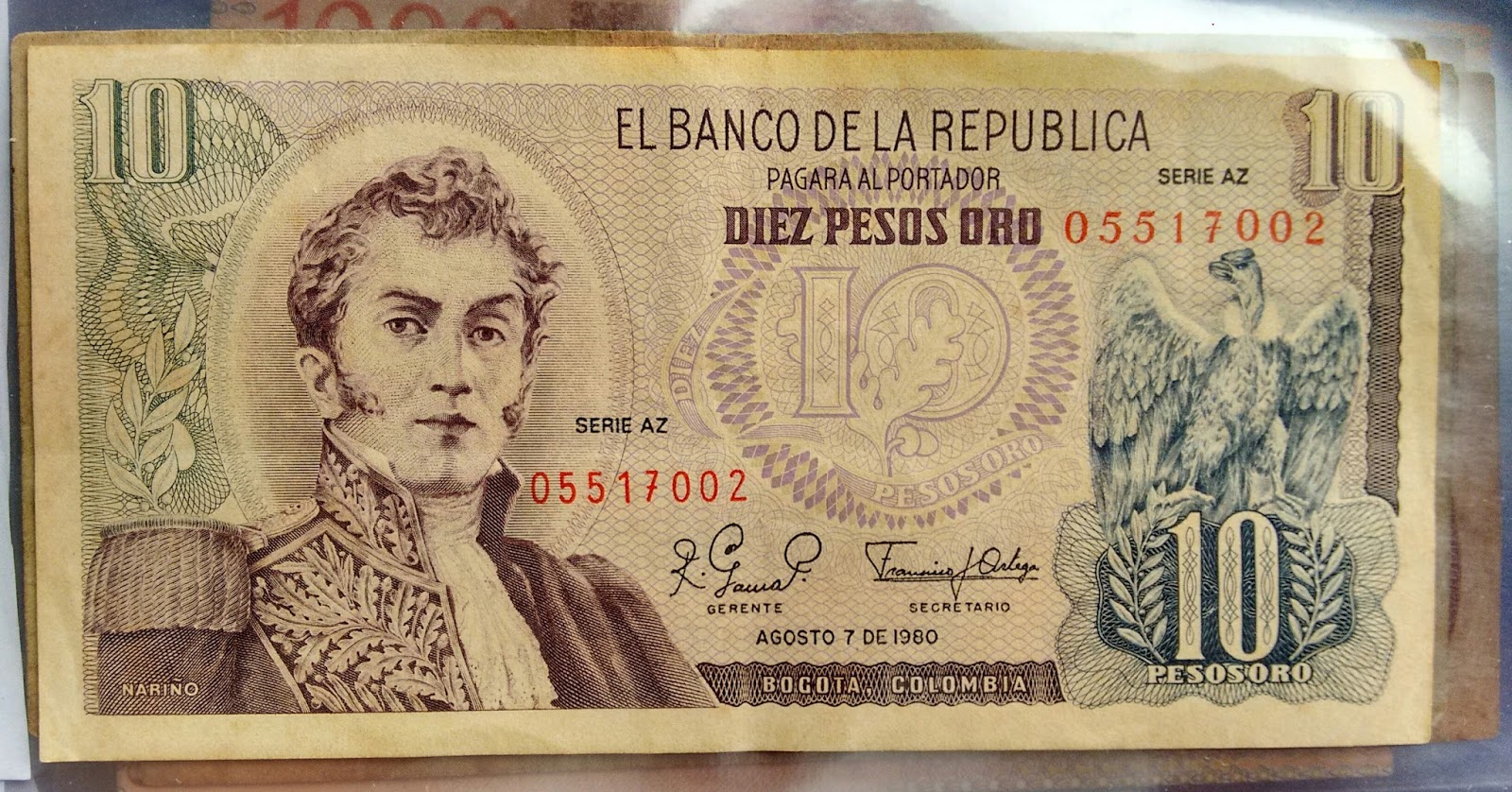 Coleccion De Billetes Y Monedas numismatica 10 Pesos Oro Colombia coleccion-de-billetes-y-monedas-numismatica-10-pesos-oro-colombia