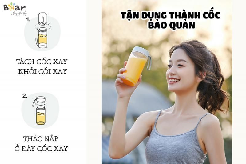 Máy Xay Sinh Tố Bear LLJ-D04L1 (BL-B35V1) - Hàng Quốc Tế Máy Xay Sinh Tố Bear LLJ-D04L1 (BL-B35V1) - Hàng Quốc Tế