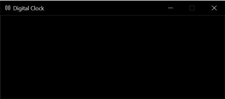Digital Clock | Python | Pygame