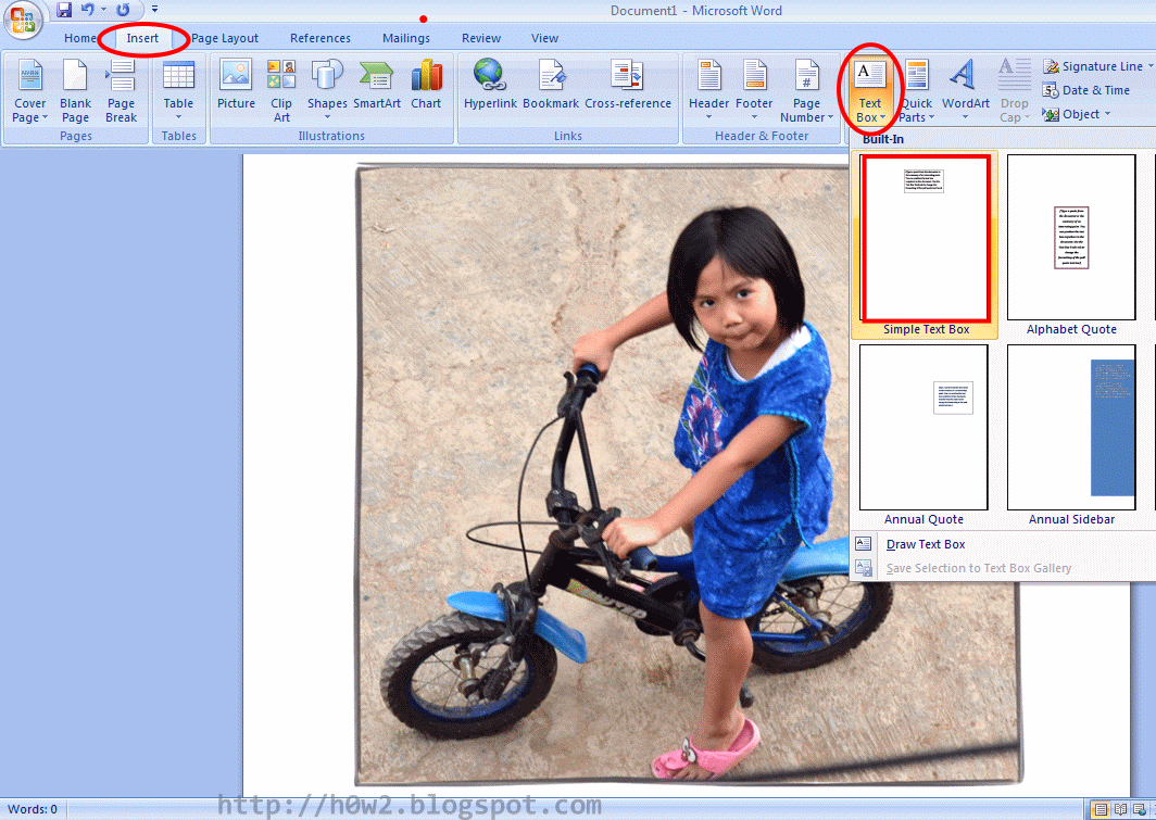 How To Place Text Into (over) The Picture / graphic In Microsoft