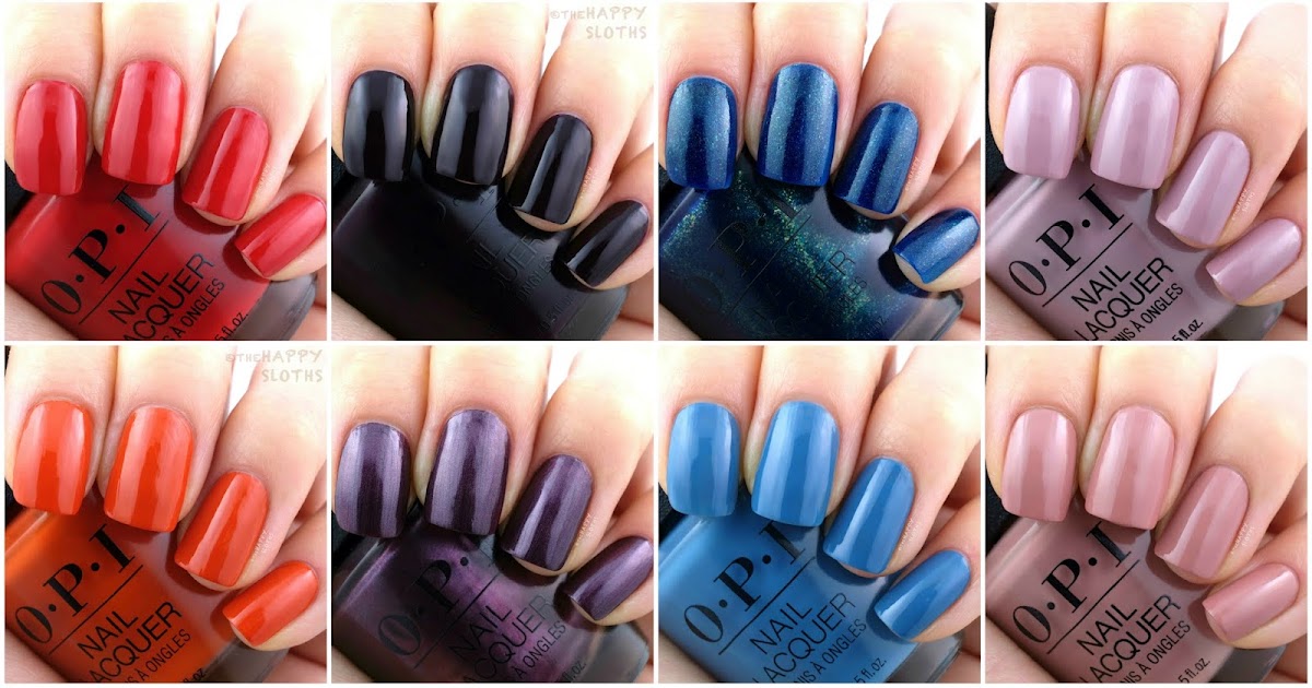 OPI Scotland Collection Nail Polish Swatches - wide 10