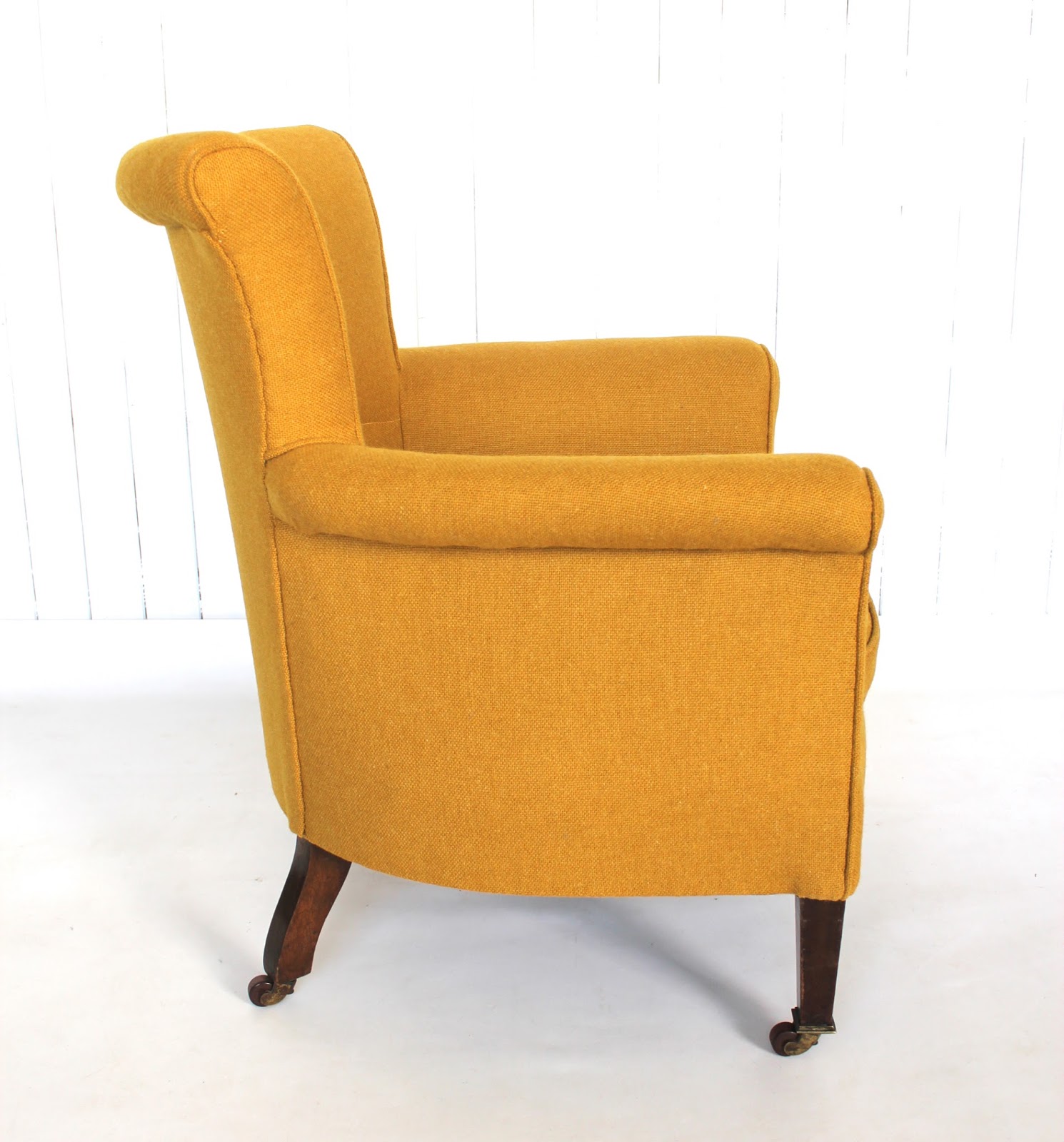 Mick Sheridan Upholstery Edwardian tub chair in Bute tweed