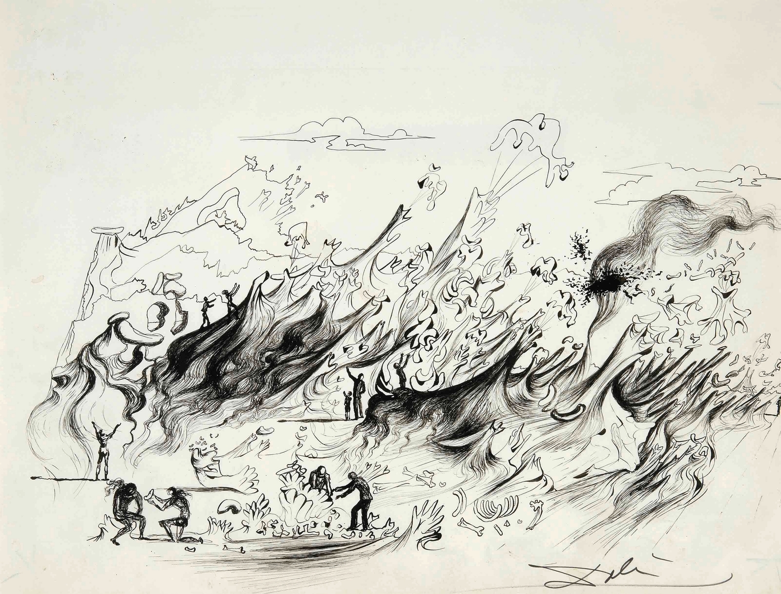 Salvador Dali Drawing Tutt'Art Pittura • Scultura • Poesia • Musica