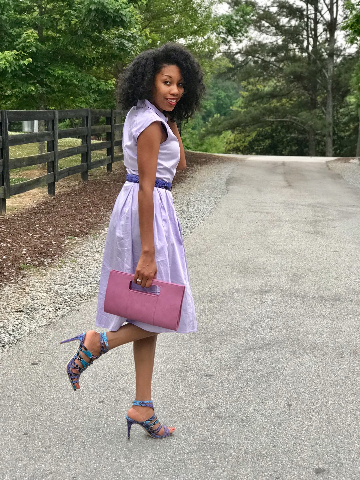 Curlybyrdie Chirps: Serving Spring Looks with the Eva Mendes Collection