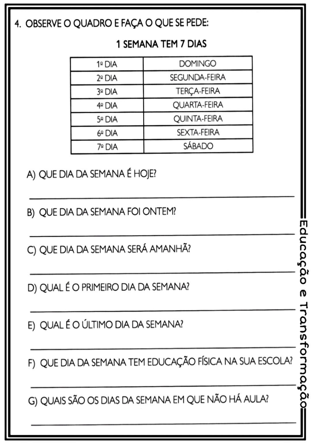 Cartazes dias da semana, muitas dicas e materiais para trabalhar o tema! Professora antenada Cartazes dias da semana, muitas dicas e materiais para trabalhar o tema! Professora antenada