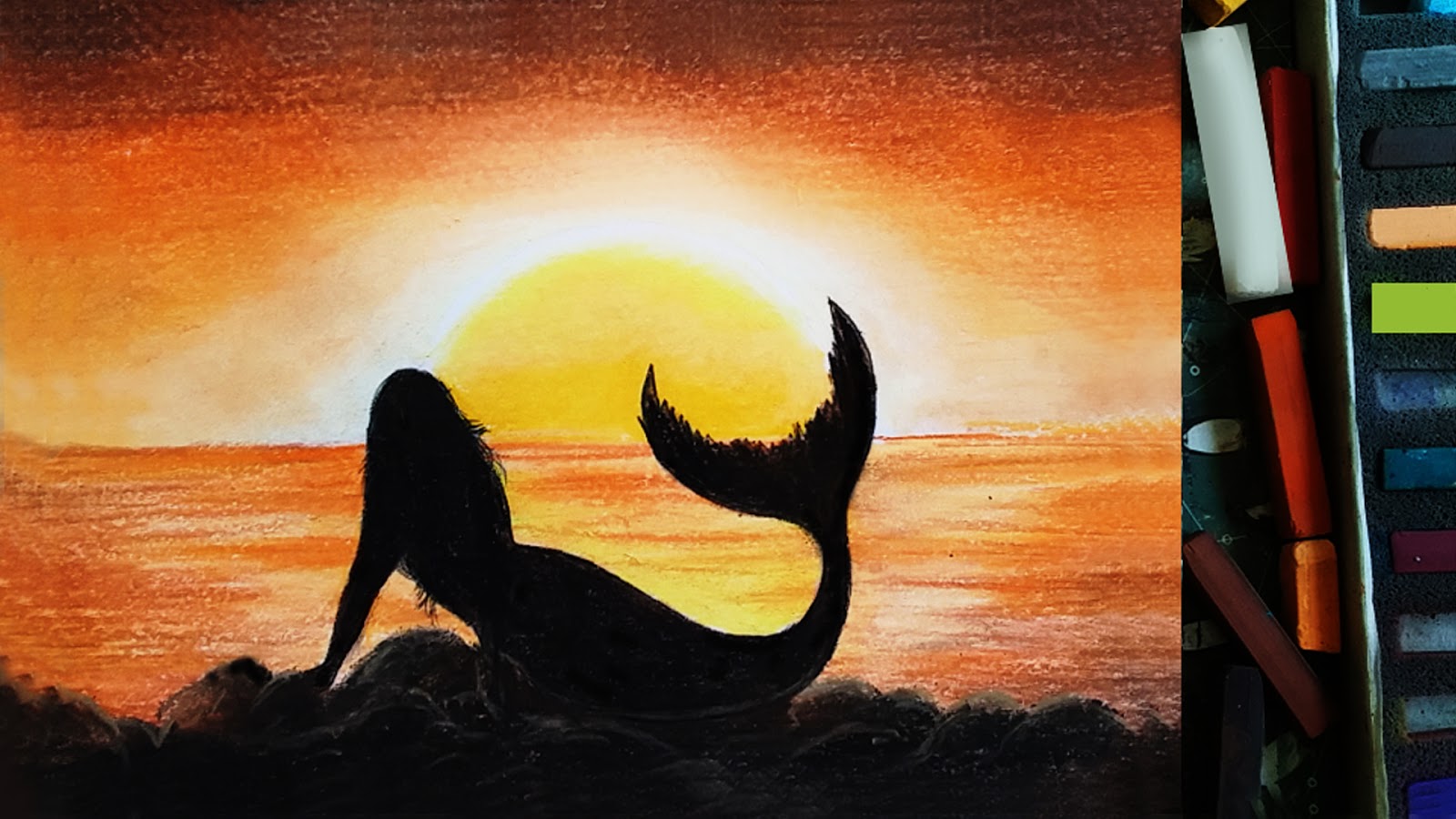 Featured image of post Sun Drawing Easy With Color : With your pencil, draw a faint line between 1/4 and 1/3 up from the bottom of your canvas: