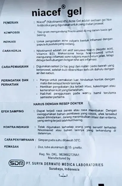 kandungan niacef