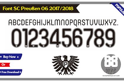 Font SC Preußen 06 2017/2018