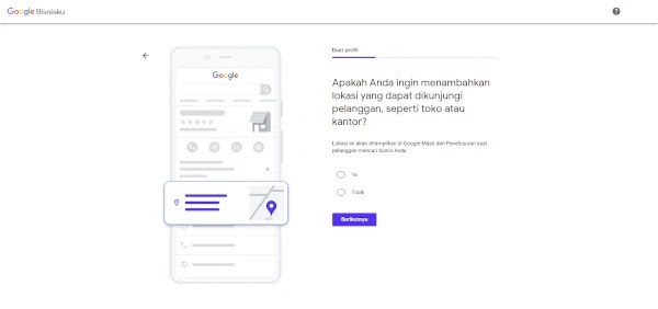 DigiSinc.ID - Mendaftar Google Bisnisku - Lokasi Bisnis Yang Dapat Dikunjungi