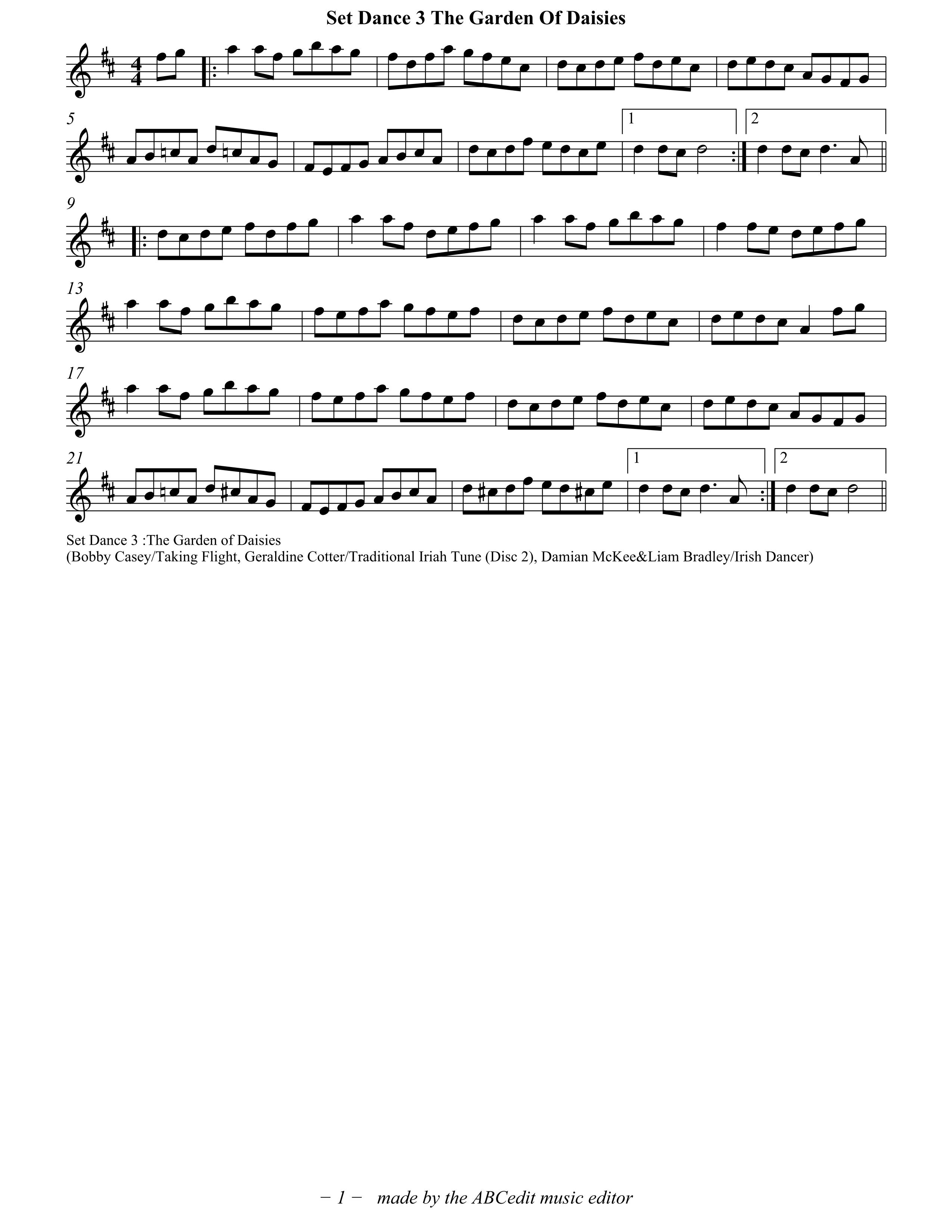 [Tunes] Set Dance Set3 The Garden of Daisies