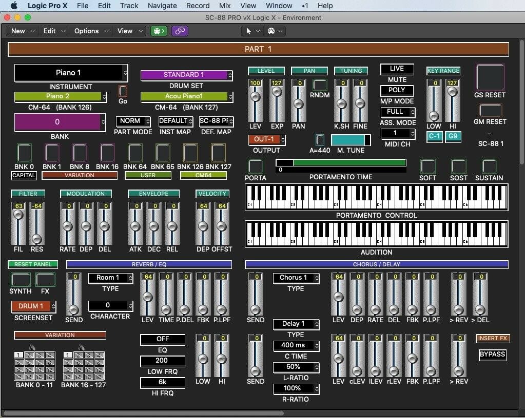 MATRIXSYNTH: VIRTUAL ROLAND SOUND CANVAS PROGRAMMER - for APPLE