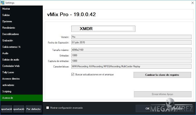 vMix Pro 19 imagenes