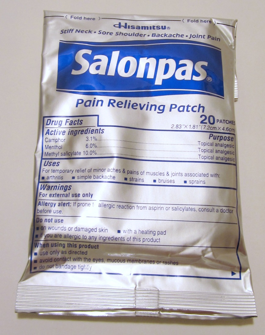 Reviews, Chews & HowTos Review Salonpas Pain Relief