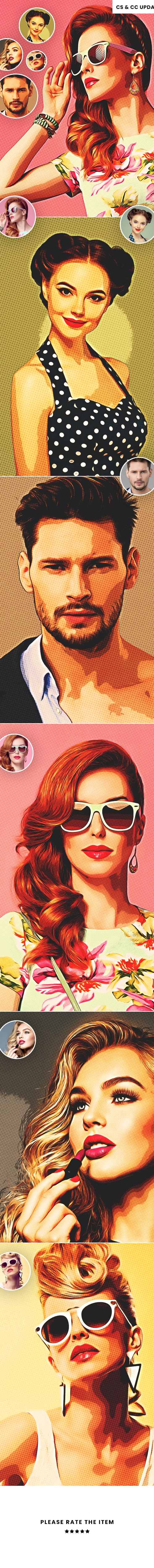 GraphicRiver - Cartoon Comic Book Oil Paint 23344336 - Photoshop Action 2 Preview%2B%25283%2529