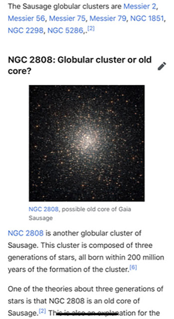 The Gaia Sausage is made up of common globular clusters (Source: Wikipedia)