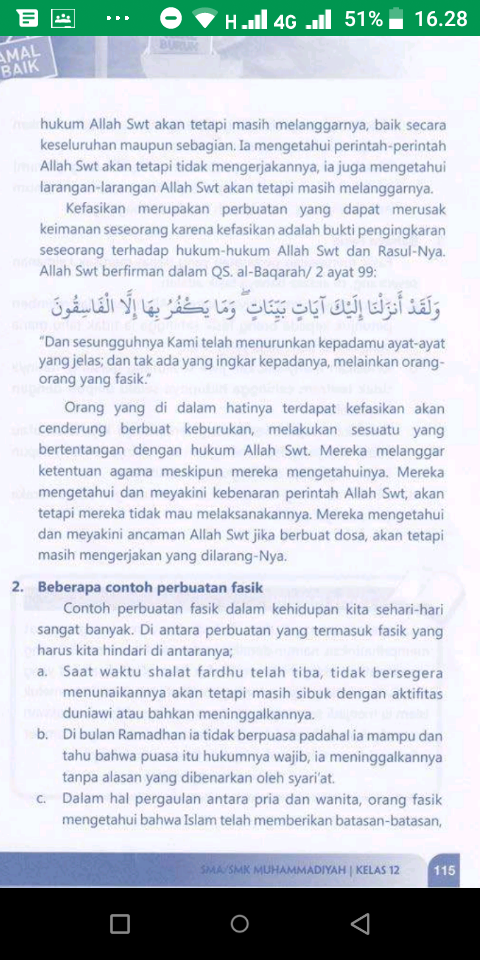 Hal Hal Yang Merusak Iman Aqidah Akhlaq Bab Iii Kelas 12 Sma Ma Smk Mak Ustadzmu Com