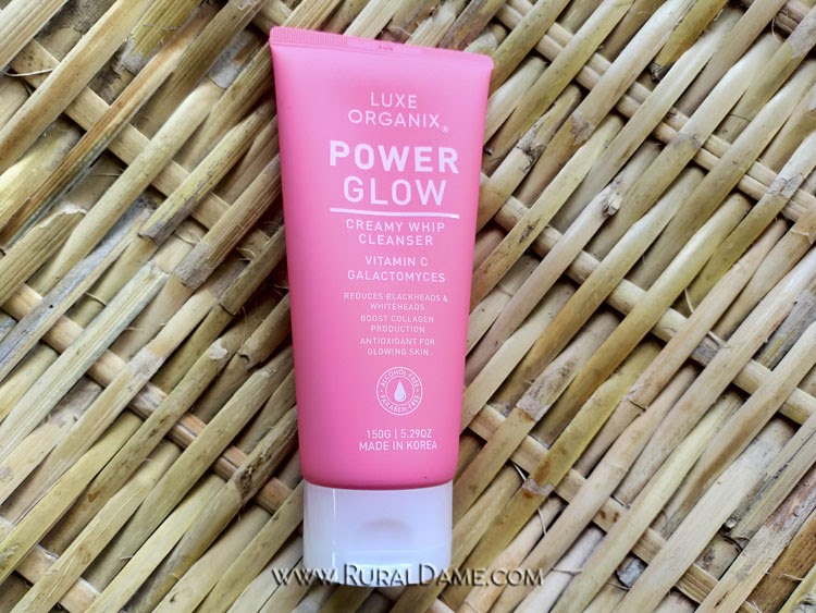 Review Luxe Organix Power Glow Creamy Whip Cleanser Rural Dame