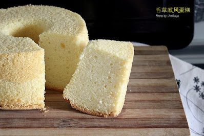 香草戚风蛋糕 vanilla chiffon cake