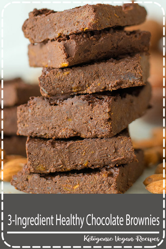 3Ingredient Healthy Chocolate Brownies FANTASTIC FOOD RECIPES