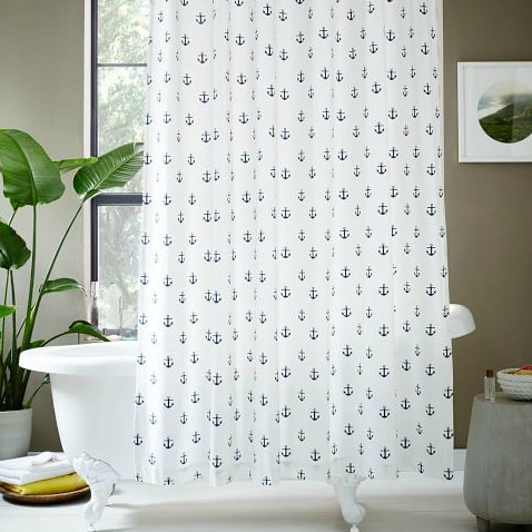 Anchor Shower Curtain