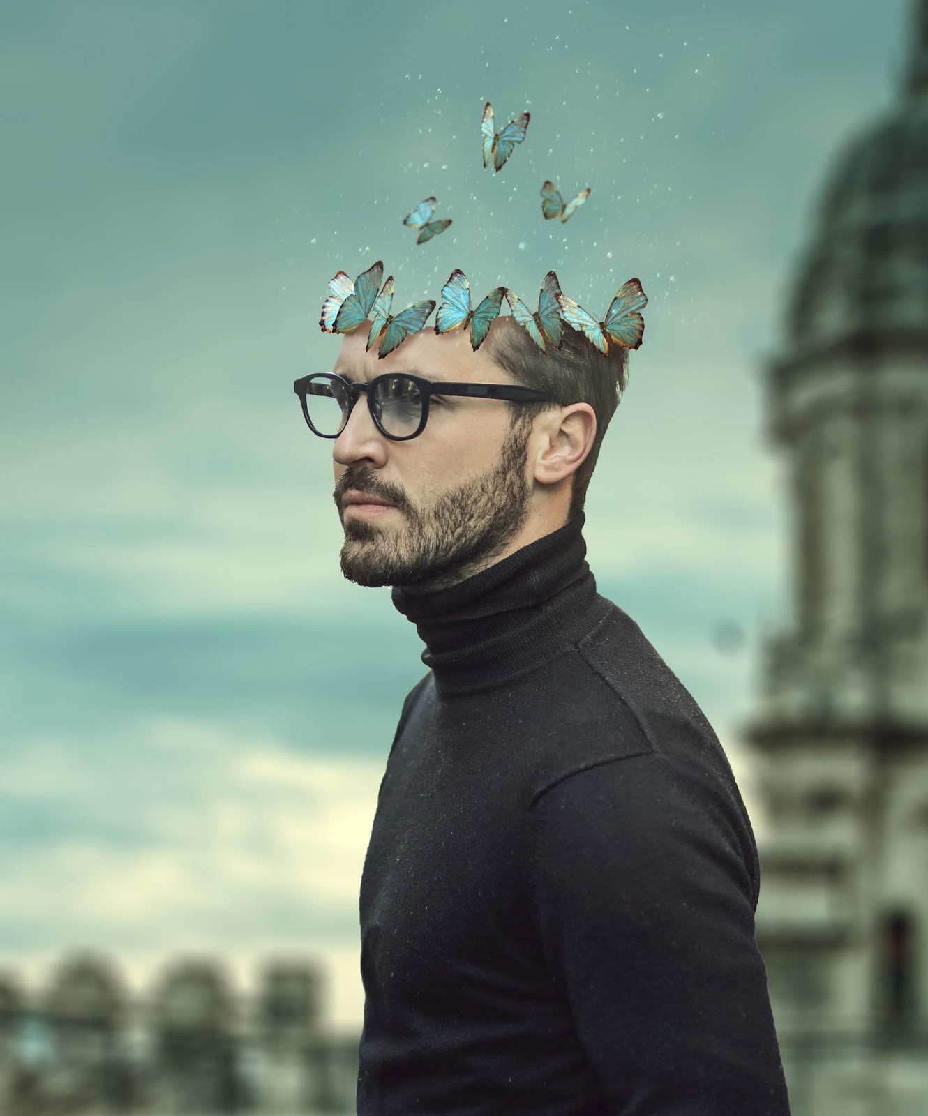 Portrait Butterfly Effects Tutorial rafy A