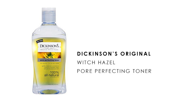 Dickinson’s Original Witch Hazel Pore Perfecting Toner | Best Products to deal with Acne-Prone Skin | NeoStopZone