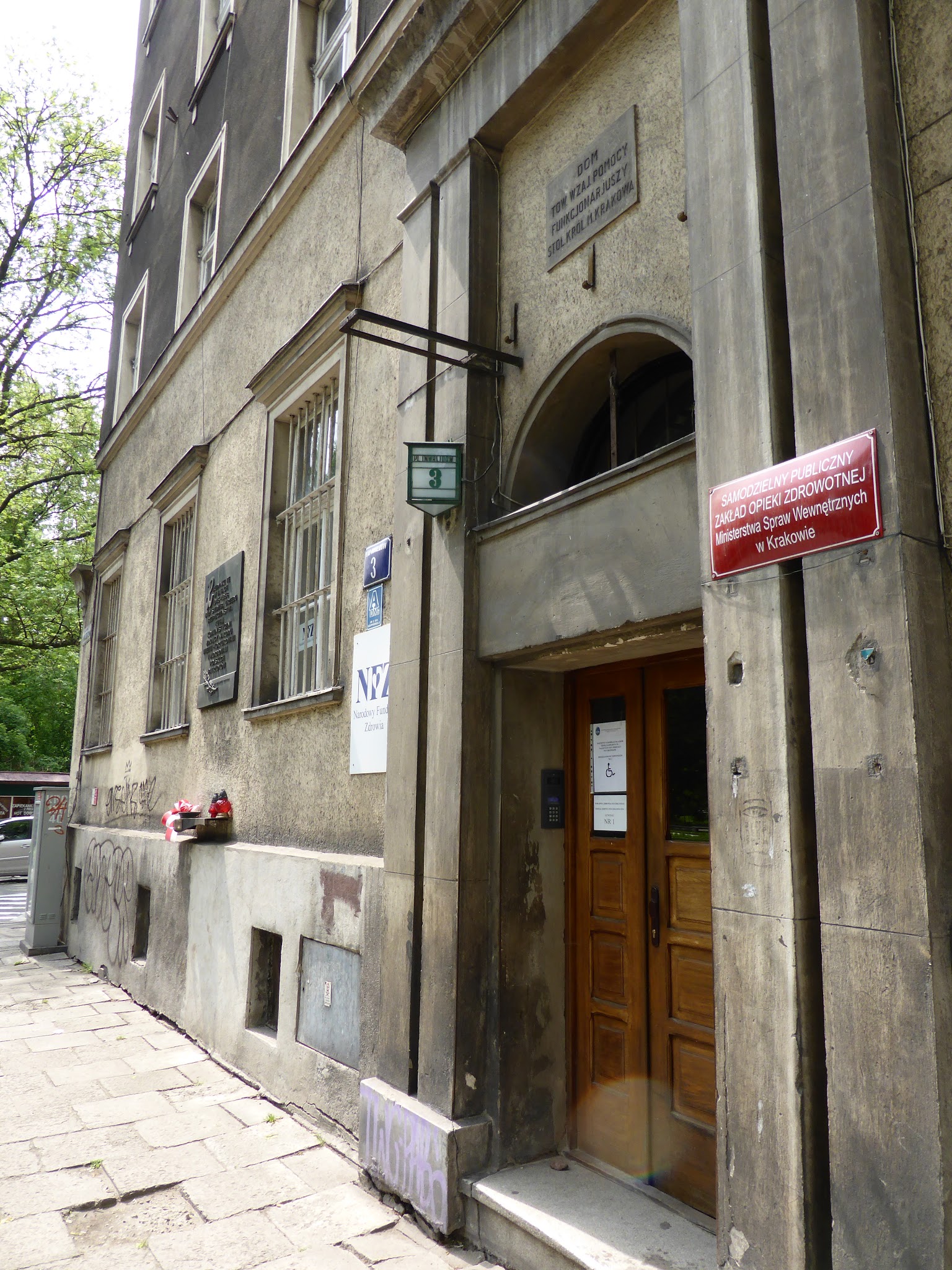 The building that used to be the headquarters of the Communist Security Service in the 1940s.