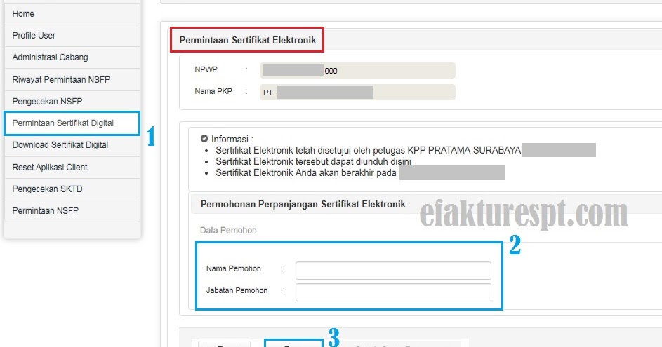 Cara Perpanjang Sertifikat Elektronik Online