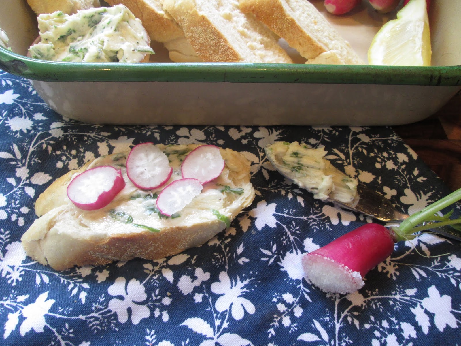 Stirring the Pot Ina Garten's Radishes with Herby Butter and Salt