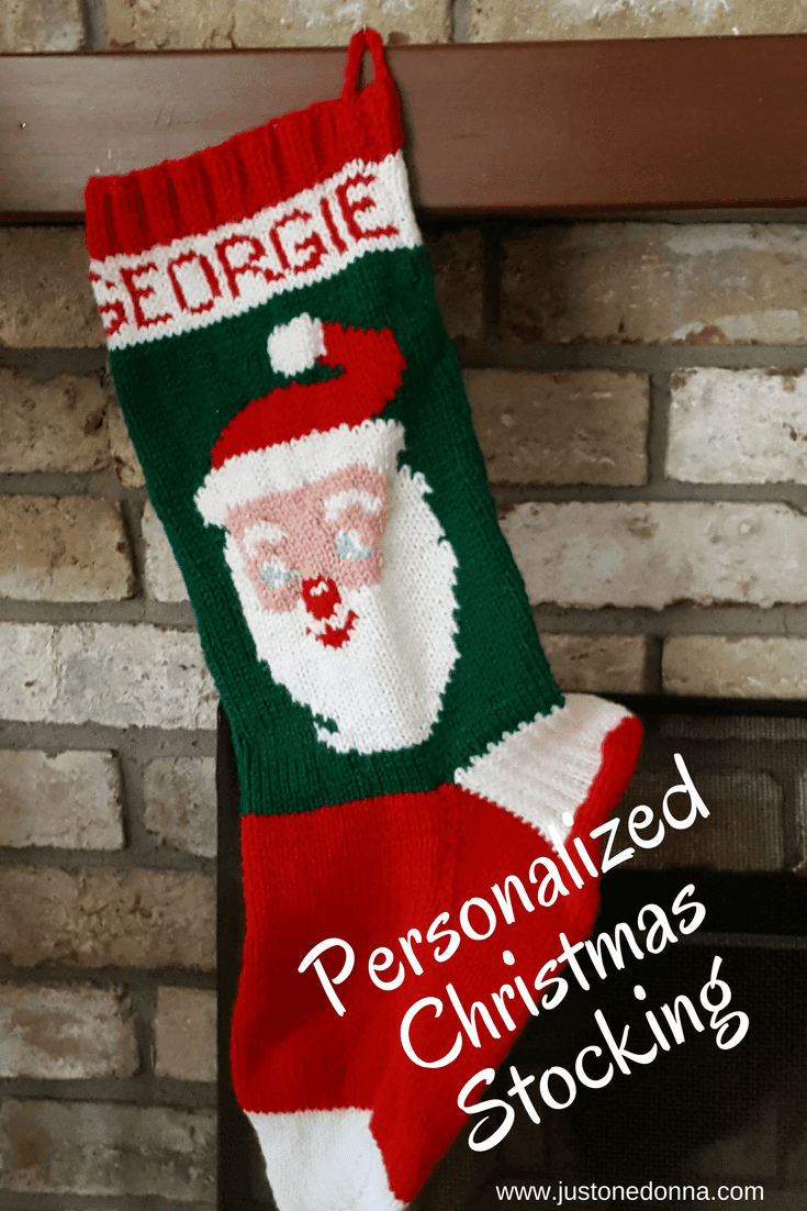 Vintage Style HandKnit Christmas Stockings for Christmas JustOneDonna