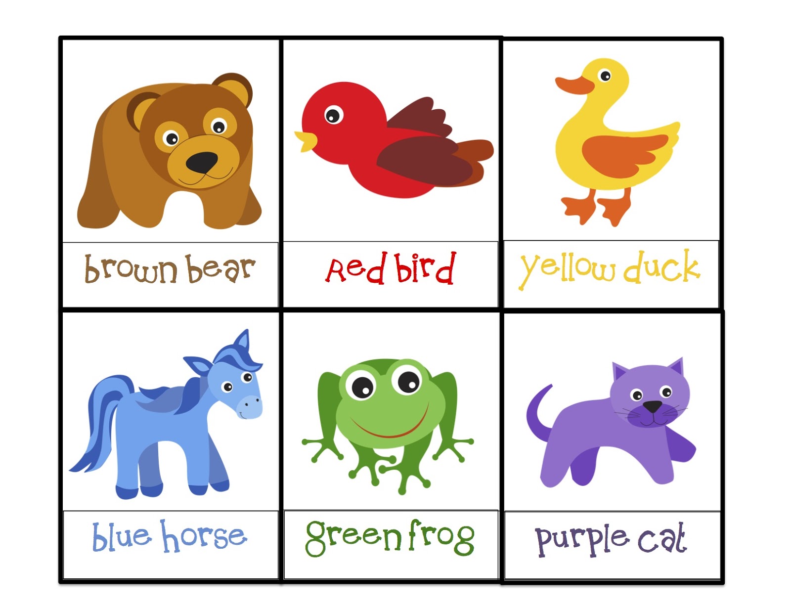 Brown Bear Brown Bear Sequencing Cards Printable Free