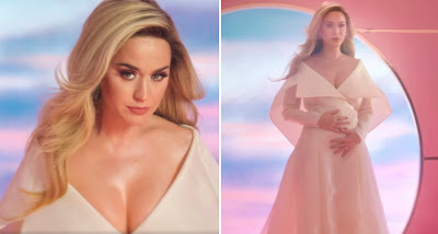 Desata Katy Perry rumores de embarazo con nuevo video musical Never Worn White