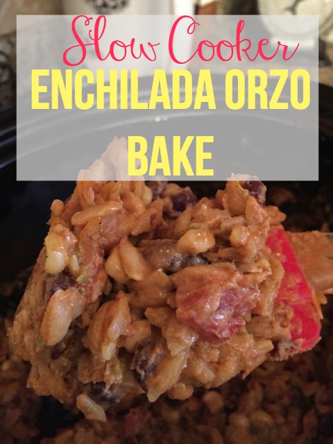 Our Life In A Click Recipe Slow Cooker Enchilada Orzo Bake