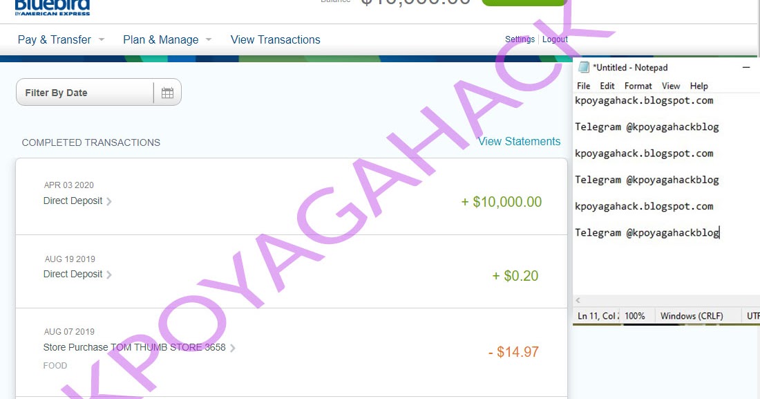 HOW TO LOAD ANY PREPAID CARD WITH DIRECT DEPOSIT METHOD KpoyagaHack