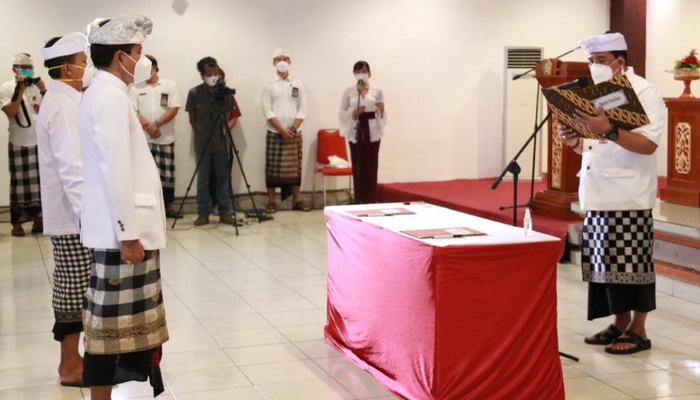 Bupati Sanjaya Mutasi 51 Pejabat Pemkab Tabanan
