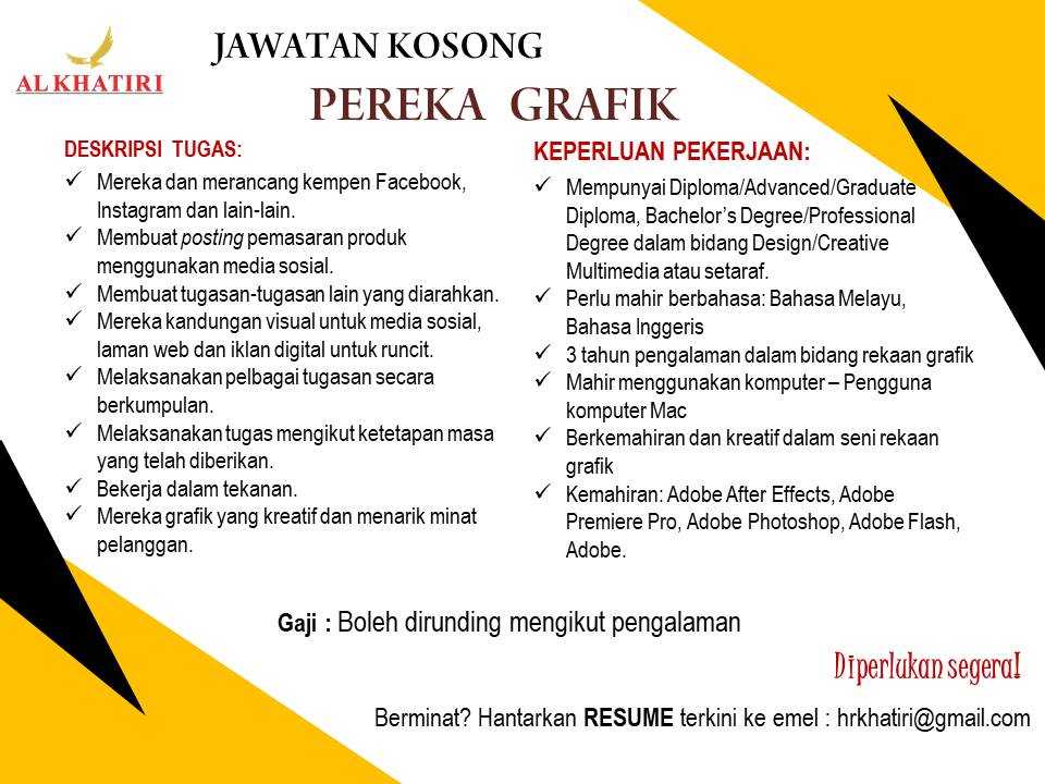 Jmc Kota Bharu Jawatan Kosong Pereka Grafik