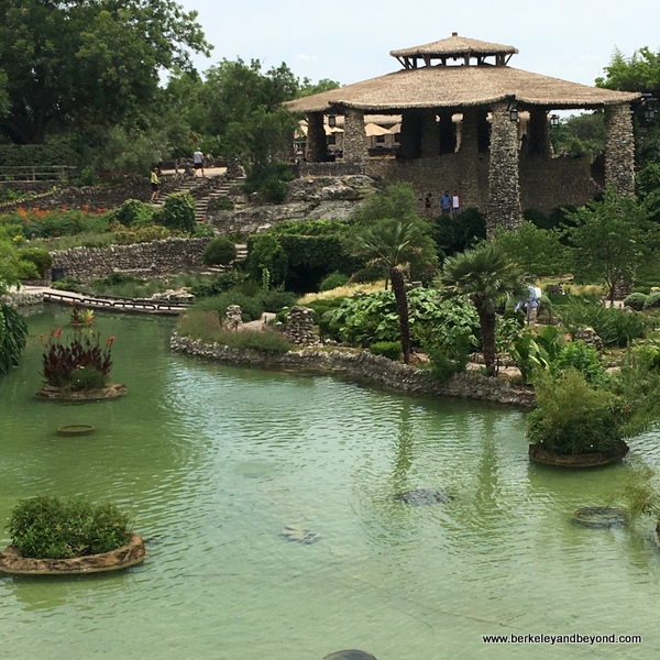overview of Japanese Tea Garden in San Antonio, Texas overview of Japanese Tea Garden in San Antonio, Texas