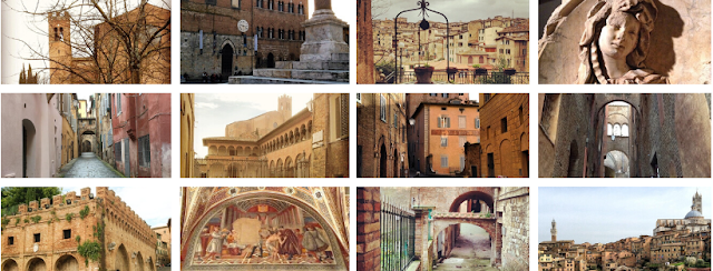Immagini dei luoghi visitati il quarto giorno di Siena in Sette giorni