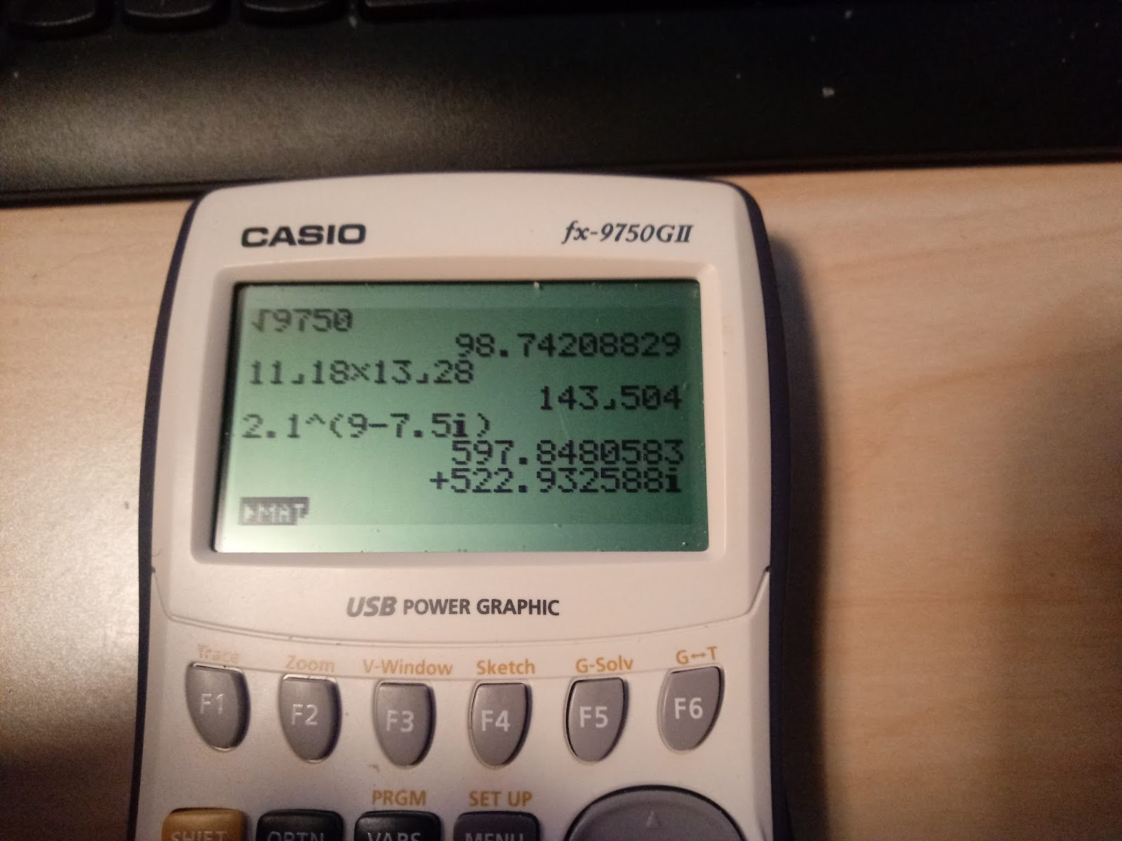 Eddie's Math and Calculator Blog: Casio Comparison: fx-9750GII vs. fx