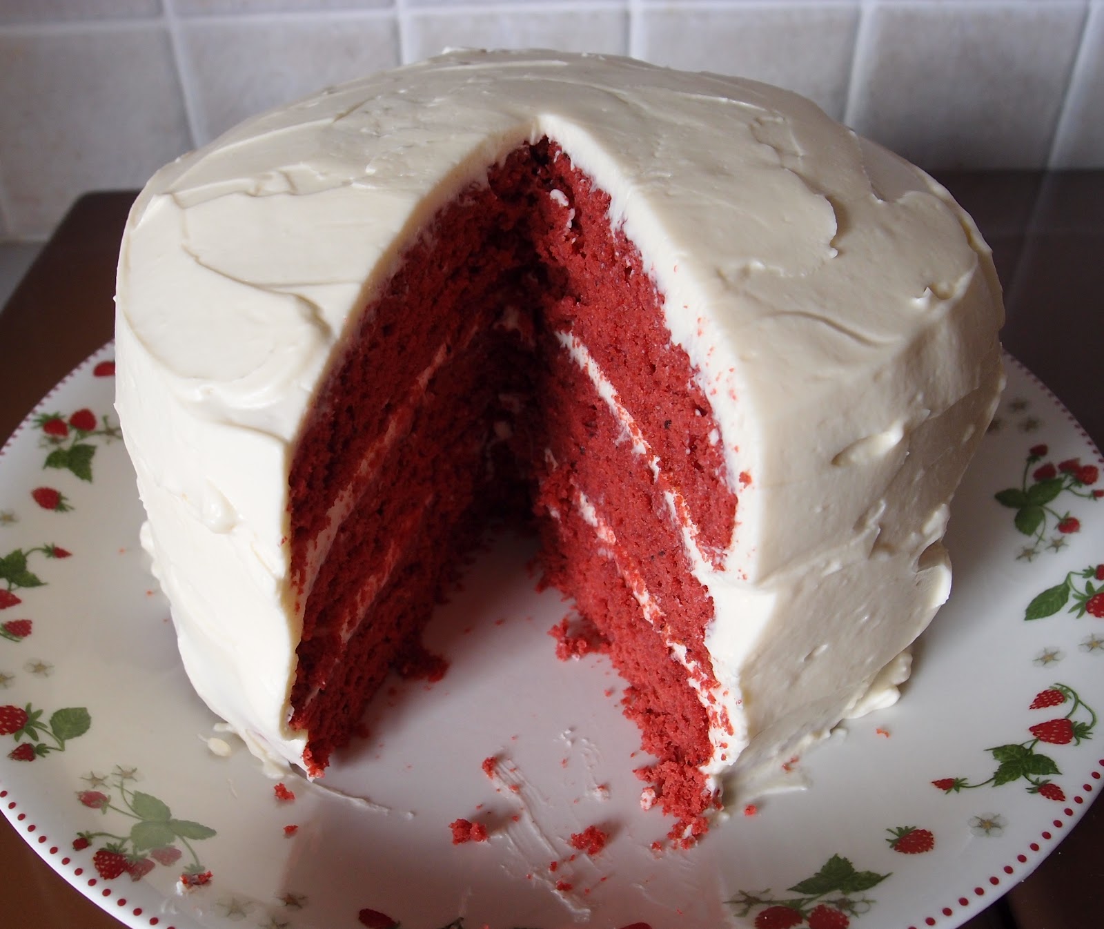 The Caked Crusader Red velvet cake