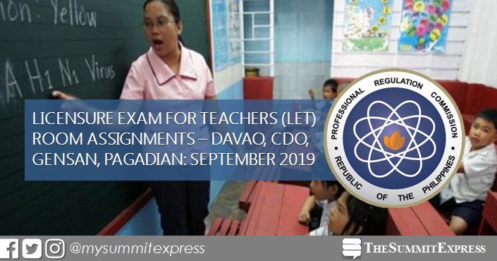 Prc room assignment march 2019 lucena picture