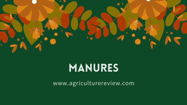 manures